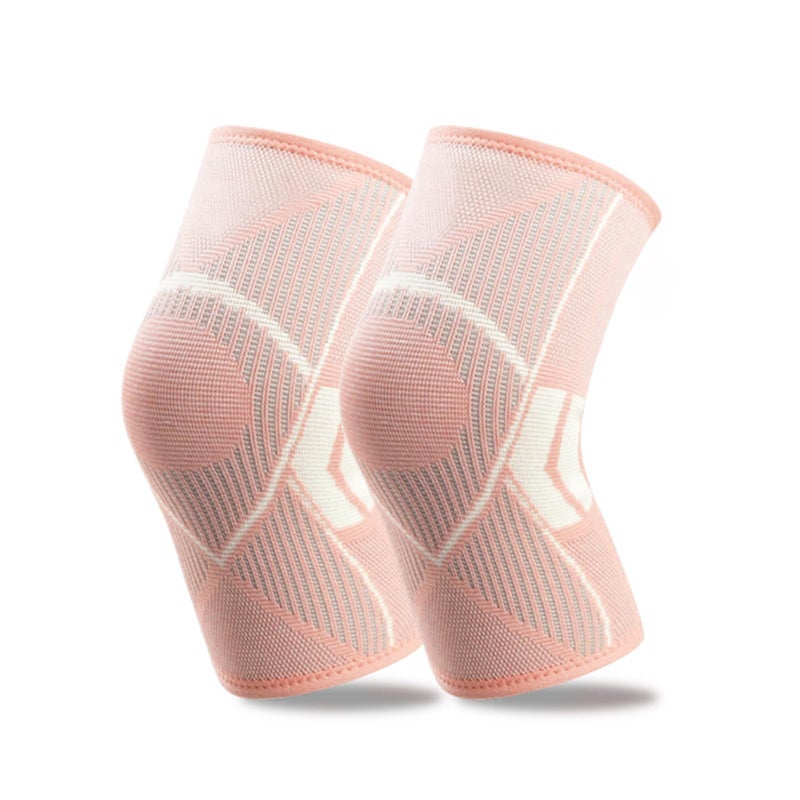 NuVigor 2 Pack Knee Support Brace for Men & Women, Knee Compression Sleeve, Compression Sleeves for Meniscus Tear, Joint Pain, ACL, MCL, Arthritis, Tendonitis, Sports, Ligament Injury, Running, Squats